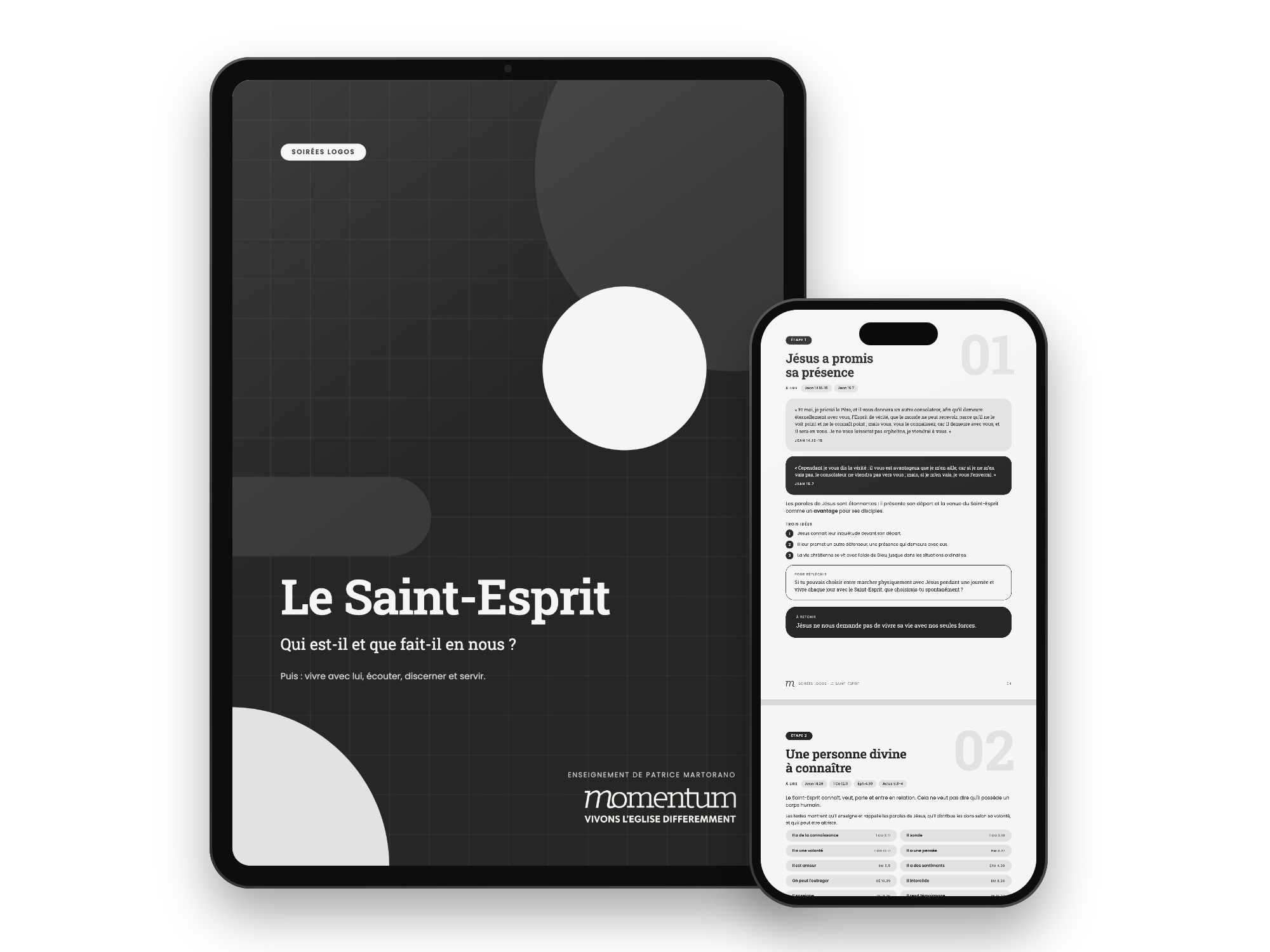 E-book Le Saint-Esprit sur tablette et téléphone
